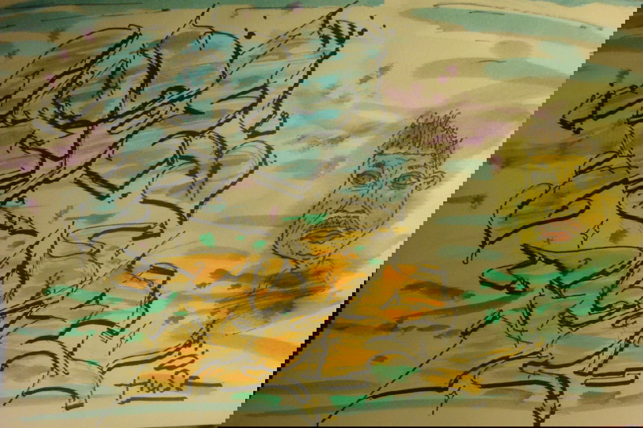 Graffiti Sketch - Photo by HarzPiraten - Huse