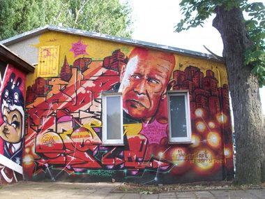Graffiti Wall in Thale - Photo by HarzPiraten - Zois, Zeus, Heis (2013)