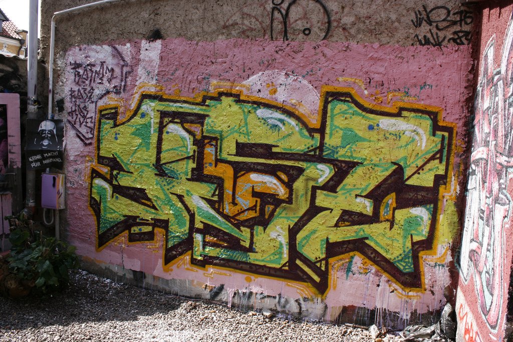 Graffiti Wall in Nordhausen - Photo by HarzPiraten - Huse (2012)