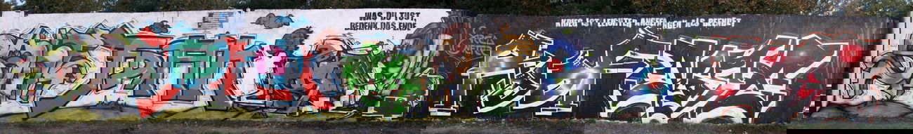 Graffiti Wall in Quedlinburg - Photo by HarzPiraten - Sane, Frak, Raks (2011)