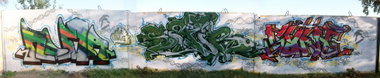 Graffiti Wall - Photo by HarzPiraten - Roma, Toifl, Sefir (2011)