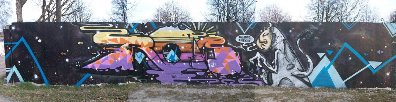 Graffiti Wall - Photo by HarzPiraten - Rois, Heis (2012)