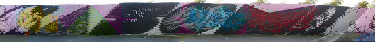 Graffiti Wall in Quedlinburg - Photo by HarzPiraten - Hase, Zois, Gait (2012)