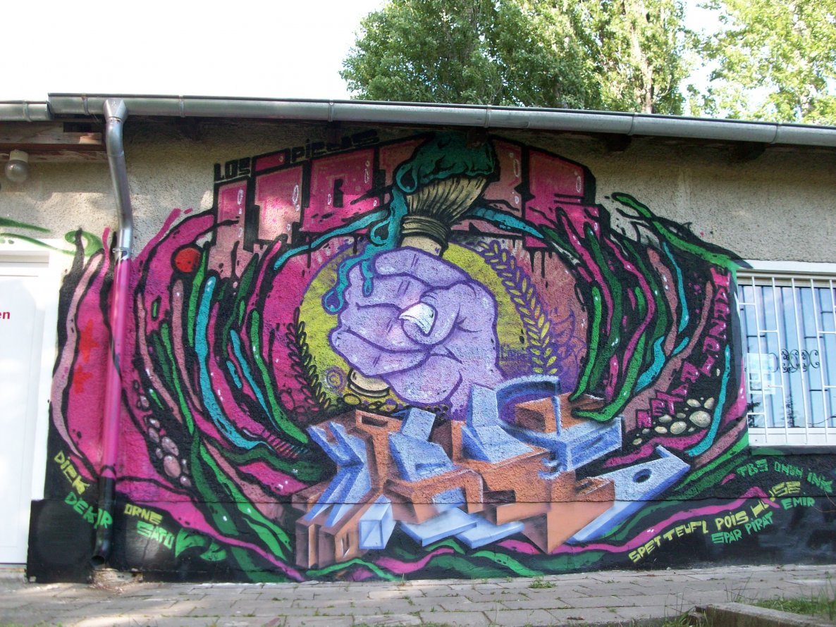 Graffiti Wall - Photo by HarzPiraten - Heis, Hase, Zois (2013)