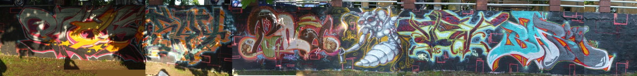 Graffiti Wall in Hettstedt - Photo by HarzPiraten - Picks, Shy, Heis (2009)