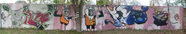 Graffiti Wall - Photo by HarzPiraten - Fond, Heis, Bosh (2010)