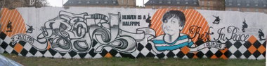Graffiti Wall - Photo by HarzPiraten - Heis, Ron, Huse (2010)