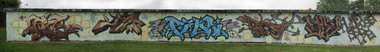Graffiti Wall in Magdeburg - Photo by HarzPiraten - Pick, Atze, Pils (2009)