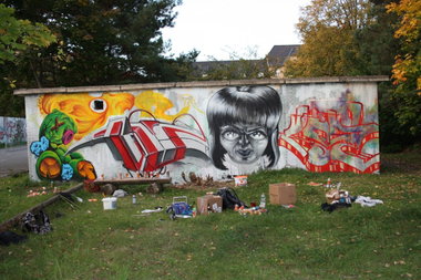 Graffiti Wall - Photo by HarzPiraten - Nikita, Dekor, Eimu (2010)