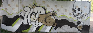 Graffiti Wall in Quedlinburg - Photo by HarzPiraten - Hope, Heis (2008)