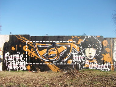 Graffiti Wall - Photo by HarzPiraten - Heis, Fert, Toifl (2011)