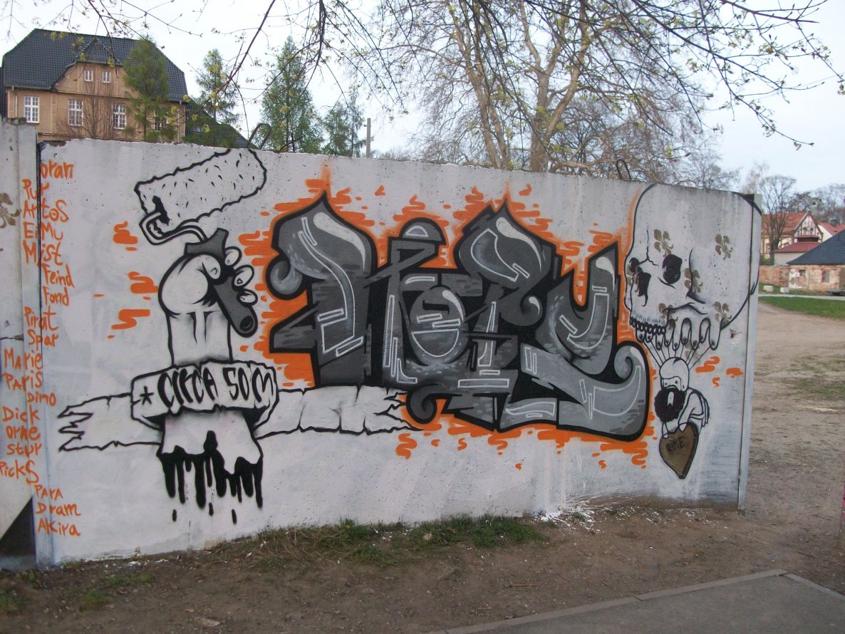 Graffiti Wall - Photo by HarzPiraten - Hope, Heis (2009)