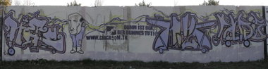 Graffiti Wall - Photo by HarzPiraten - Hope, Heis, Mist (2009)