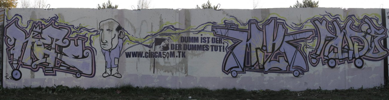 Graffiti Wall - Photo by HarzPiraten - Hope, Heis, Mist (2009)