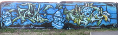 Graffiti Wall in Quedlinburg - Photo by HarzPiraten - Pirat, Eimu (2009)