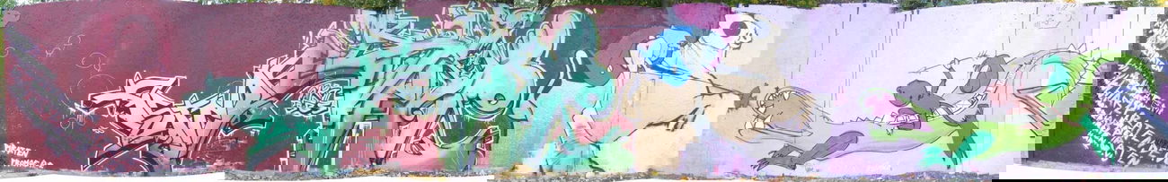 Graffiti Wall in Quedlinburg - Photo by HarzPiraten - Astma, Bähr, Heis (2005)