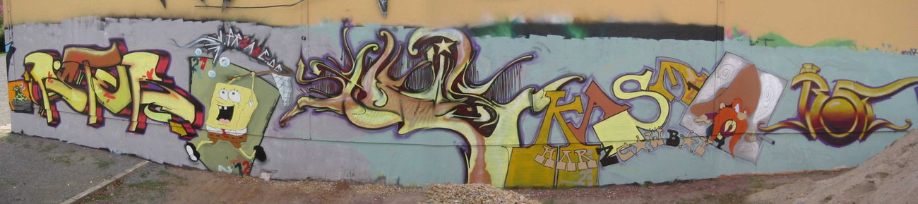 Graffiti Wall in Wernigerode - Photo by HarzPiraten - Poster, Heis, Kasm (2004)
