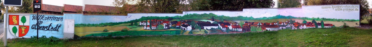 Graffiti Wall in Athenstedt - Photo by HarzPiraten - Heis, Kasm (2005)