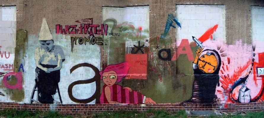 Graffiti Wall in Halberstadt - Photo by HarzPiraten - Heis, Kasm (2004)