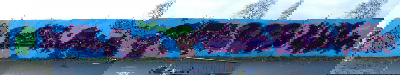 Graffiti Wall in Quedlinburg - Photo by HarzPiraten - Igor, Eros, Toifel (2014)