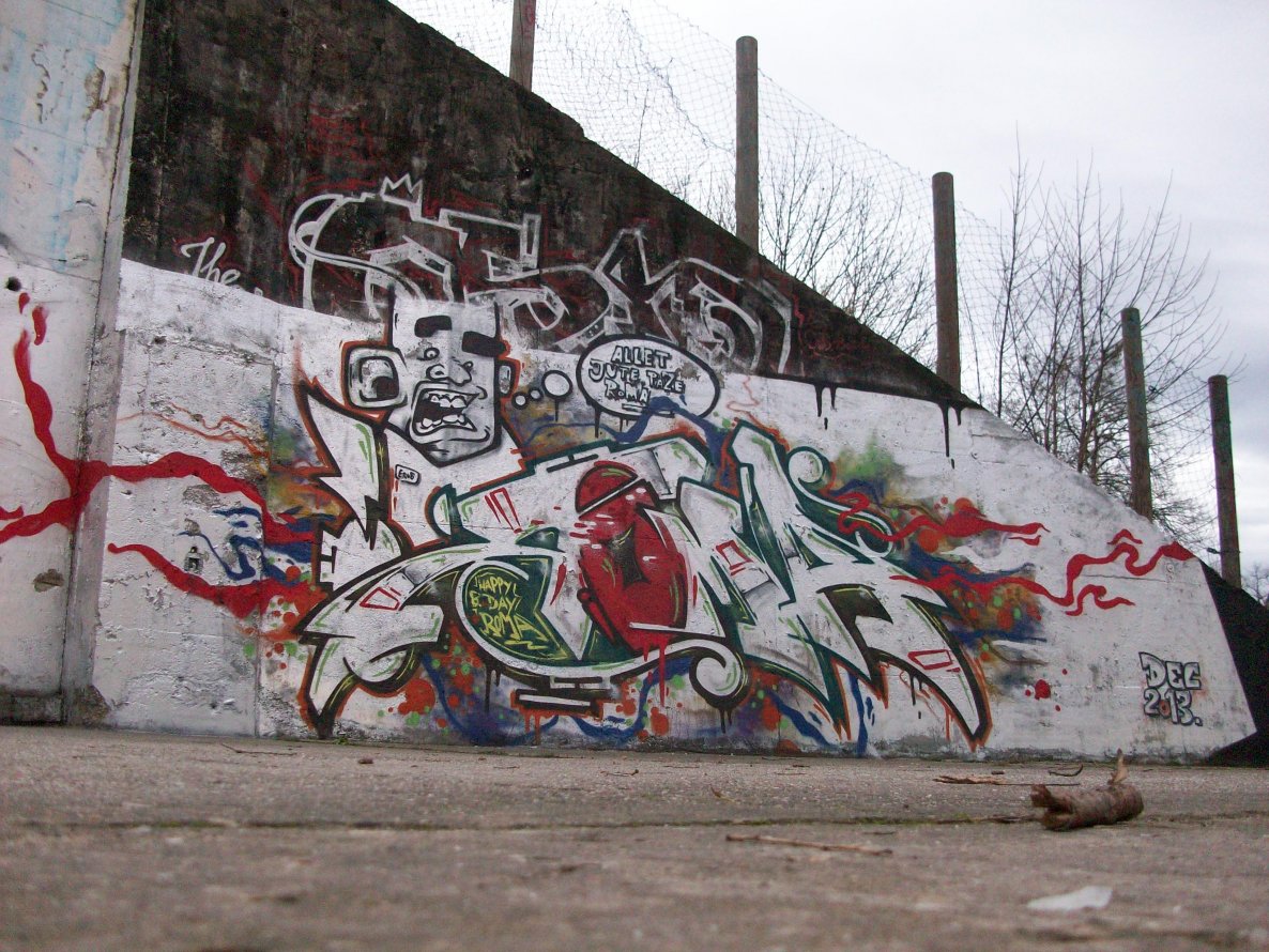 Graffiti Wall - Photo by HarzPiraten - Heis, Roima (2013)