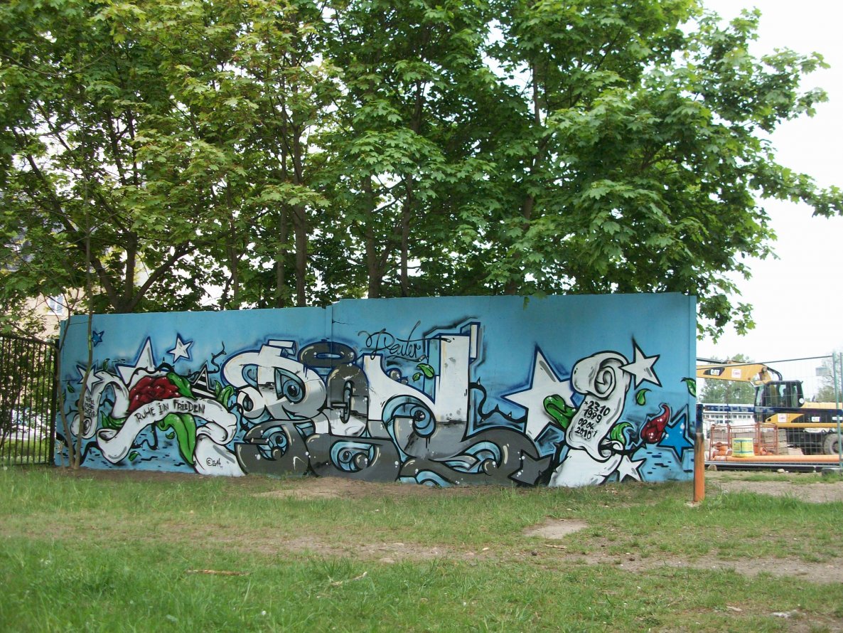 Graffiti Wall - Photo by HarzPiraten - Huse, Toifl, Rozer (2014)