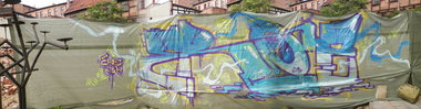 Graffiti Wall - Photo by HarzPiraten - Eros, Rozer, LPA (2014)