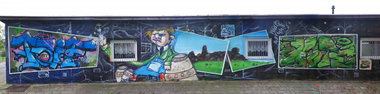 Graffiti Wall - Photo by HarzPiraten - Toifl, Huse, Rozer (2014)
