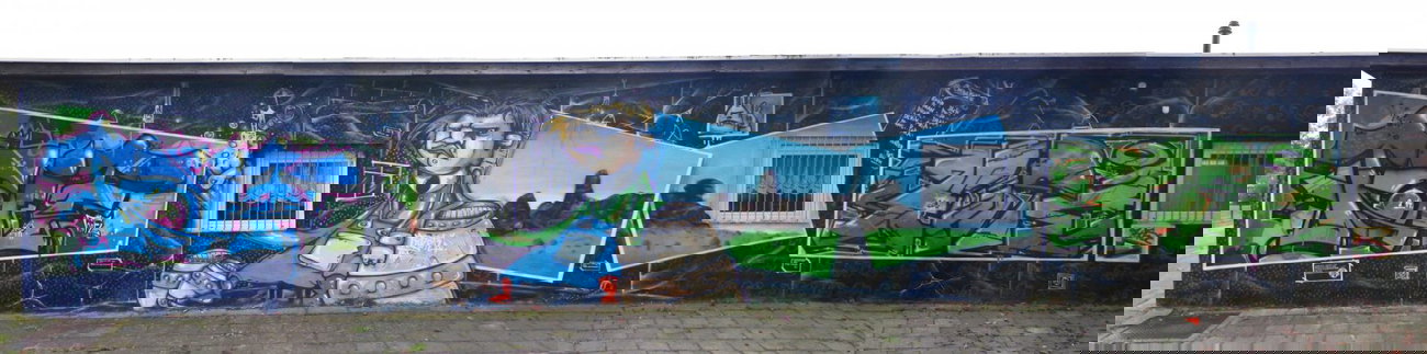 Graffiti Wall - Photo by HarzPiraten - Toifl, Huse, Rozer (2014)