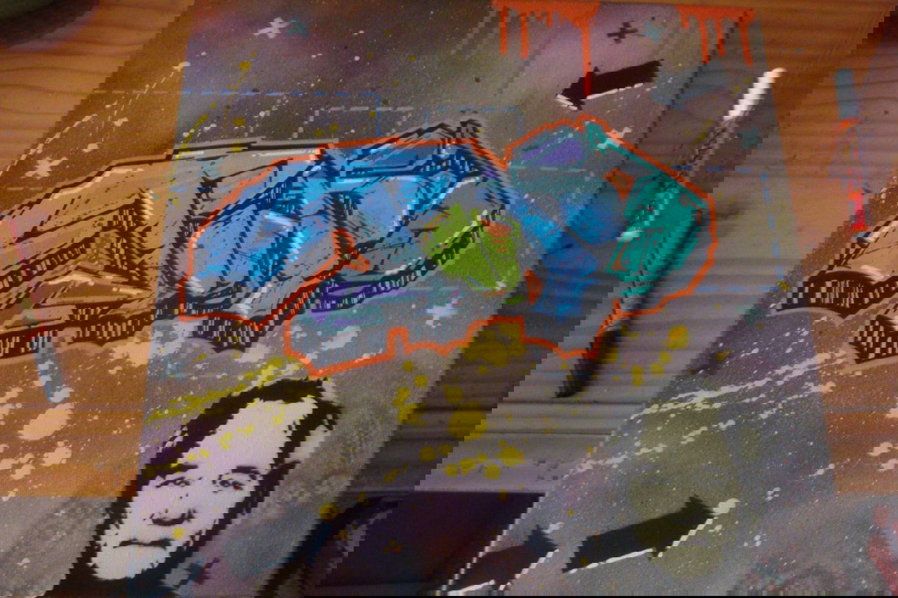 Graffiti Sketch - Photo by HarzPiraten - Huse (2014)