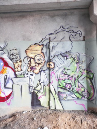 Graffiti in Aschersleben - Photo by HarzPiraten - Eros, Harzpiraten, LPA (2014)