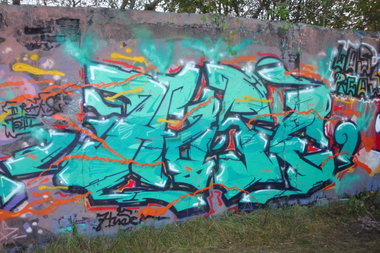 Graffiti Wall - Photo by HarzPiraten - Huse, Harzpiraten (2014)