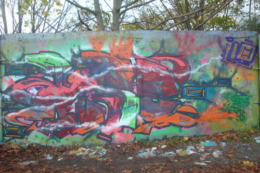 Graffiti Wall - Photo by HarzPiraten - Huse, IO (2014)