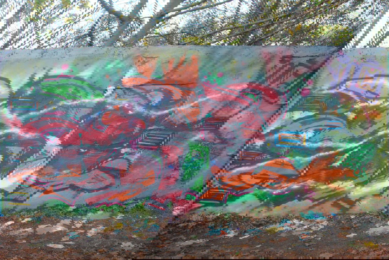 Graffiti Wall - Photo by HarzPiraten - Huse, IO (2014)