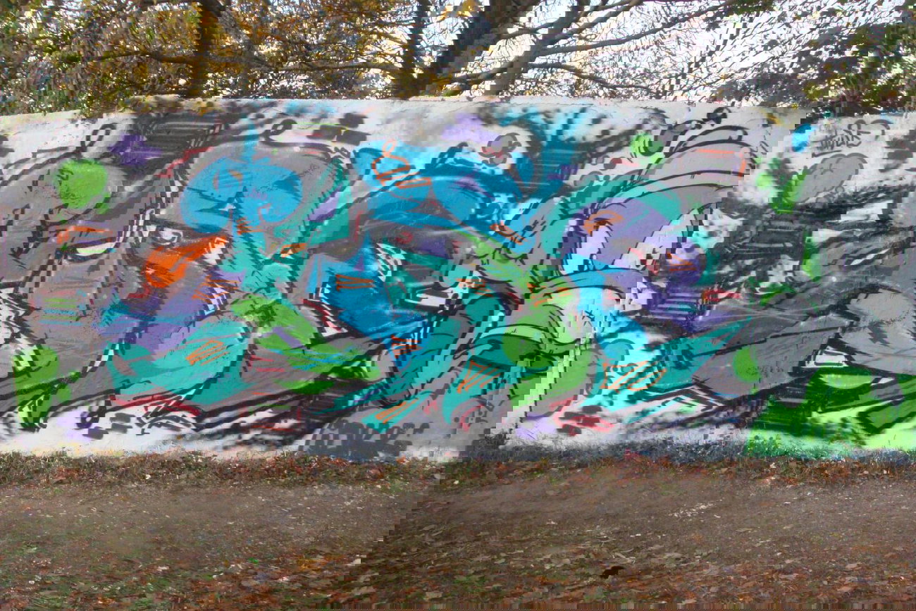 Graffiti Wall - Photo by HarzPiraten - huse, iok, harzpiraten (2014)