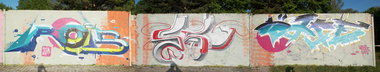 Graffiti Wall - Photo by HarzPiraten - Rois, Easy, Päze (2015)