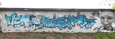 Graffiti Wall - Photo by HarzPiraten - Meta, Muas, Heis (2015)