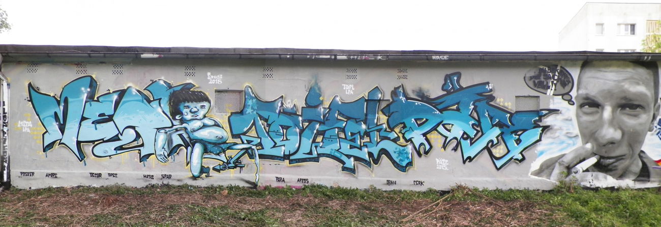 Graffiti Wall - Photo by HarzPiraten - Meta, Muas, Heis (2015)