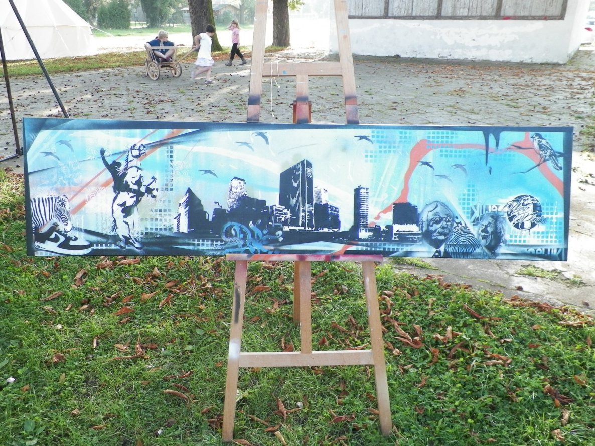 Graffiti Street Art in Weddersleben - Photo by HarzPiraten - Heis, Harzpiraten (2014)