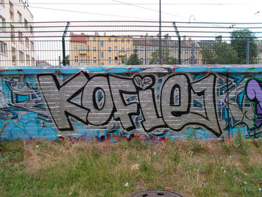 Graffiti Wall in Berlin - Photo by Hauswart1120 - KOFIE, KOPHEY, VLR (2015)