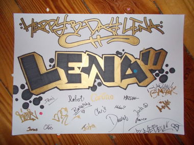 Graffiti Sketch - Photo by Hauswart1120 - NEDEK (2015)