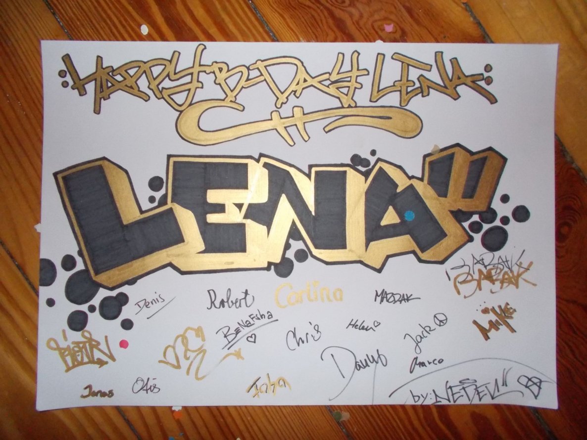 Graffiti Sketch - Photo by Hauswart1120 - NEDEK (2015)