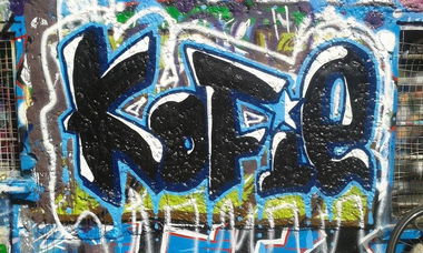 Graffiti Bombing in Berlin - Photo by Hauswart1120 - KOFIE, KOPHEY, VLR (2015)