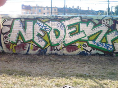 Graffiti Wall in Berlin - Photo by Hauswart1120 - NEDEK (2014)