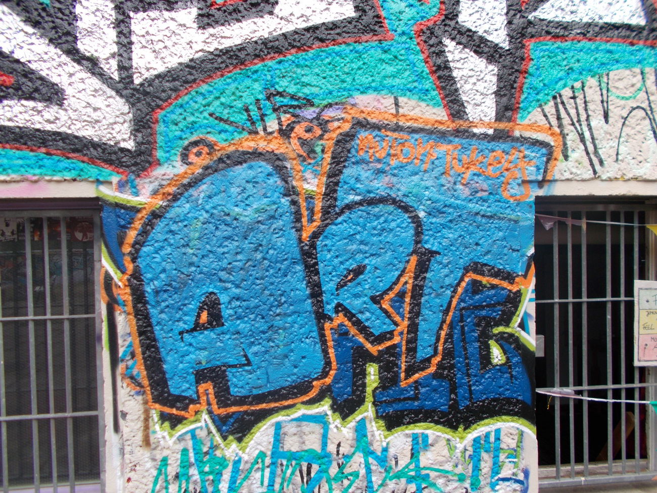 Graffiti Bombing in Berlin - Photo by Hauswart1120 - ART, ALPEY, NUTON (2015)