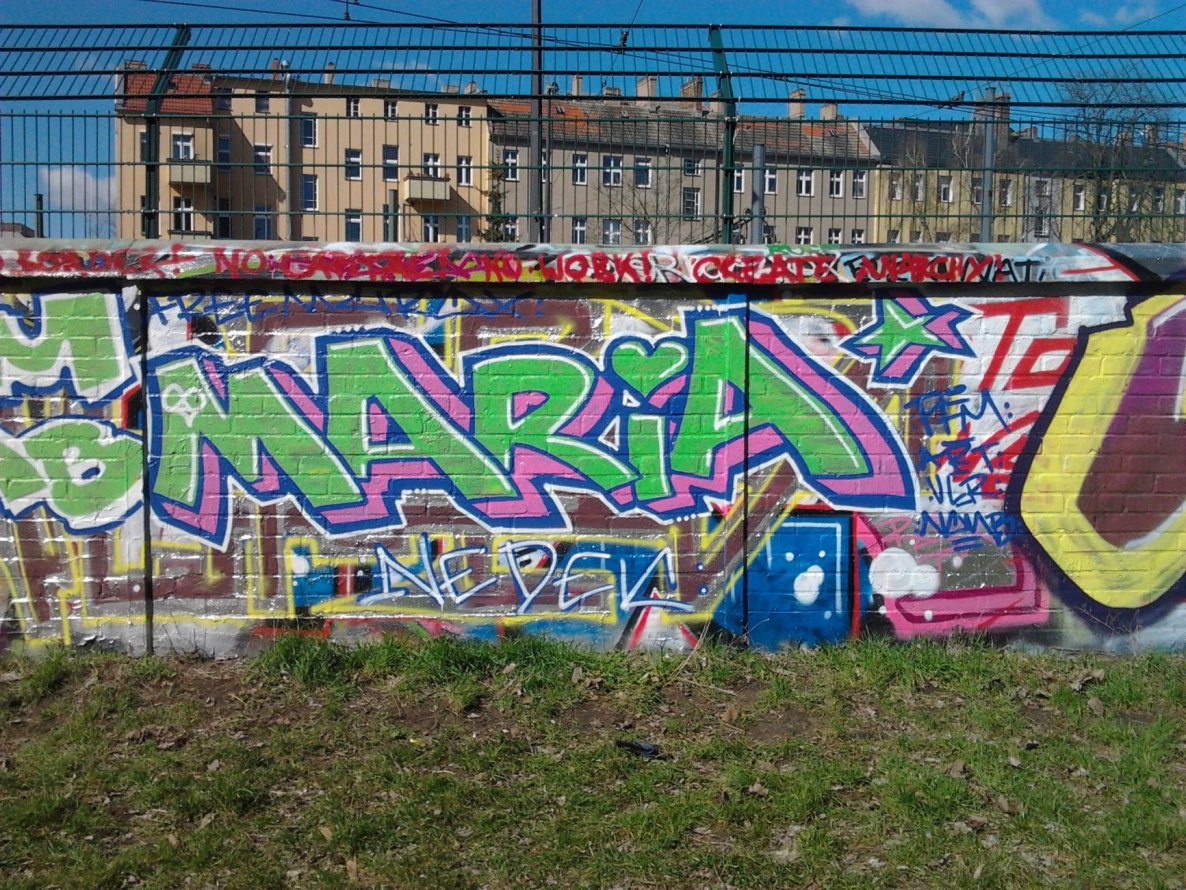 Graffiti Wall - Photo by Hauswart1120 - NEDEK, NOMB (2015)