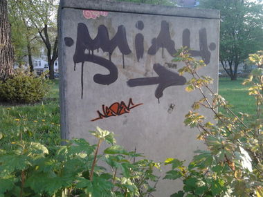 Graffiti Street Art - Photo by Hauswart1120 - MIAU, NEDEK