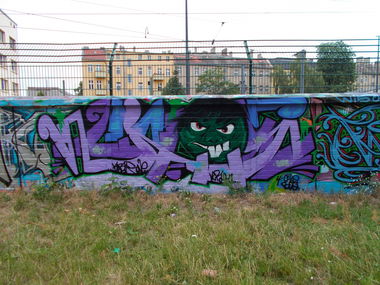 Graffiti Wall in Berlin - Photo by Hauswart1120 - KABIR, VLR (2015)