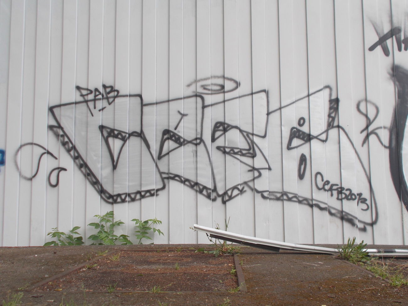 Graffiti Bombing in Berlin - Photo by Hauswart1120 - CEFB, PAB (2013)