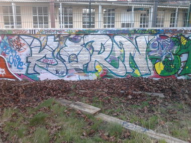 Graffiti Bombing - Photo by Hauswart1120 - KORN (2015)